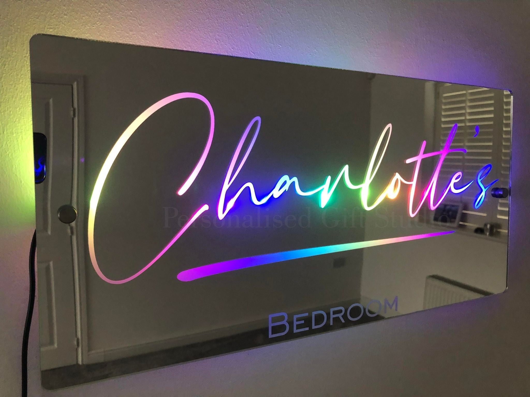 🔥Hot Sale🔥Custom Name Mirror - Light Up Mirror(Buy 2 Get Free Shipping)