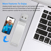 Multifunctional Metal Rotating Usb Flash Drive For iphone/Android/PC