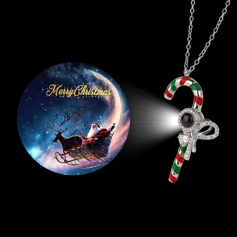 Personalized Christmas Set Projection Necklace