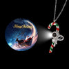 Personalized Christmas Set Projection Necklace