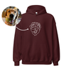 ❤️Custom Embroidered Line Drawing Hoodie(buy 2 free shipping❤️)