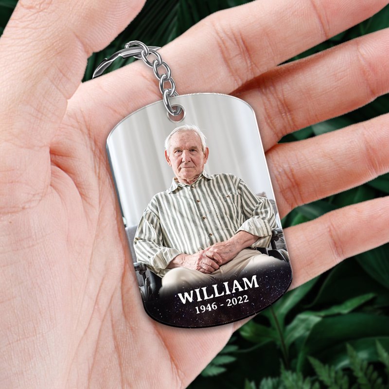 My Mind Still Talks To You Memorial Sympathy Custom keychain