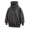 Ninja Double Neckline Cotton Hip Hop Hoodie