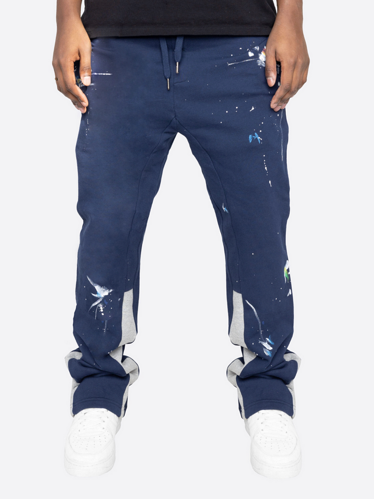 Paint Splatter Flare Sweatpants