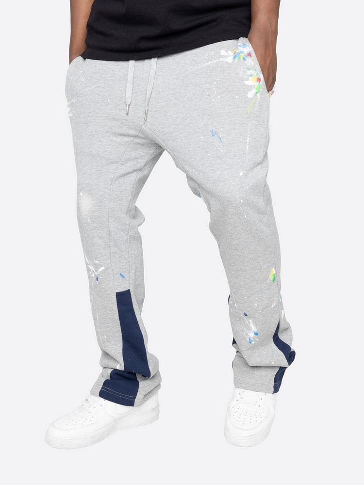 Paint Splatter Flare Sweatpants