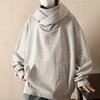 Ninja Double Neckline Cotton Hip Hop Hoodie