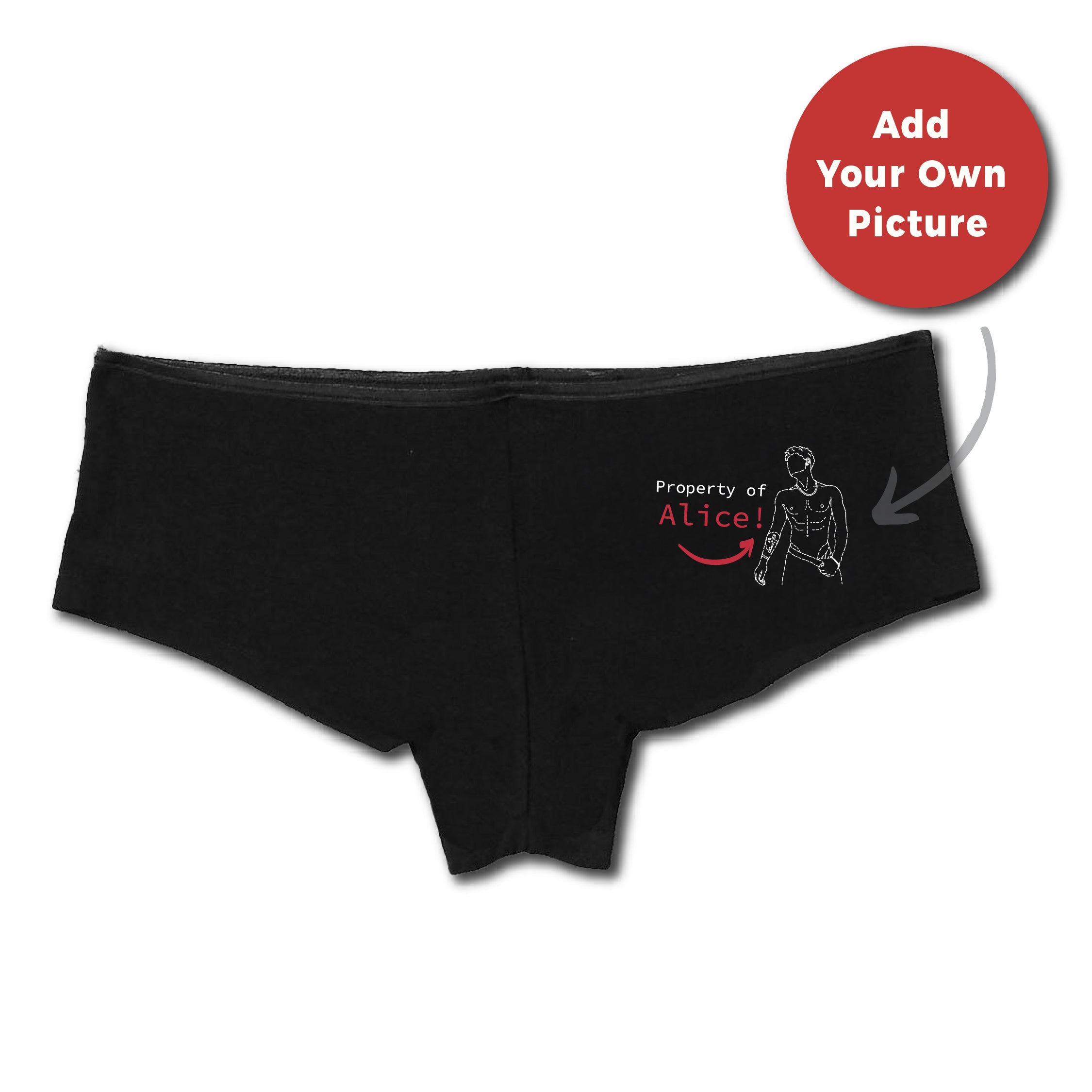 Personalized Embroidered Couples Underwear