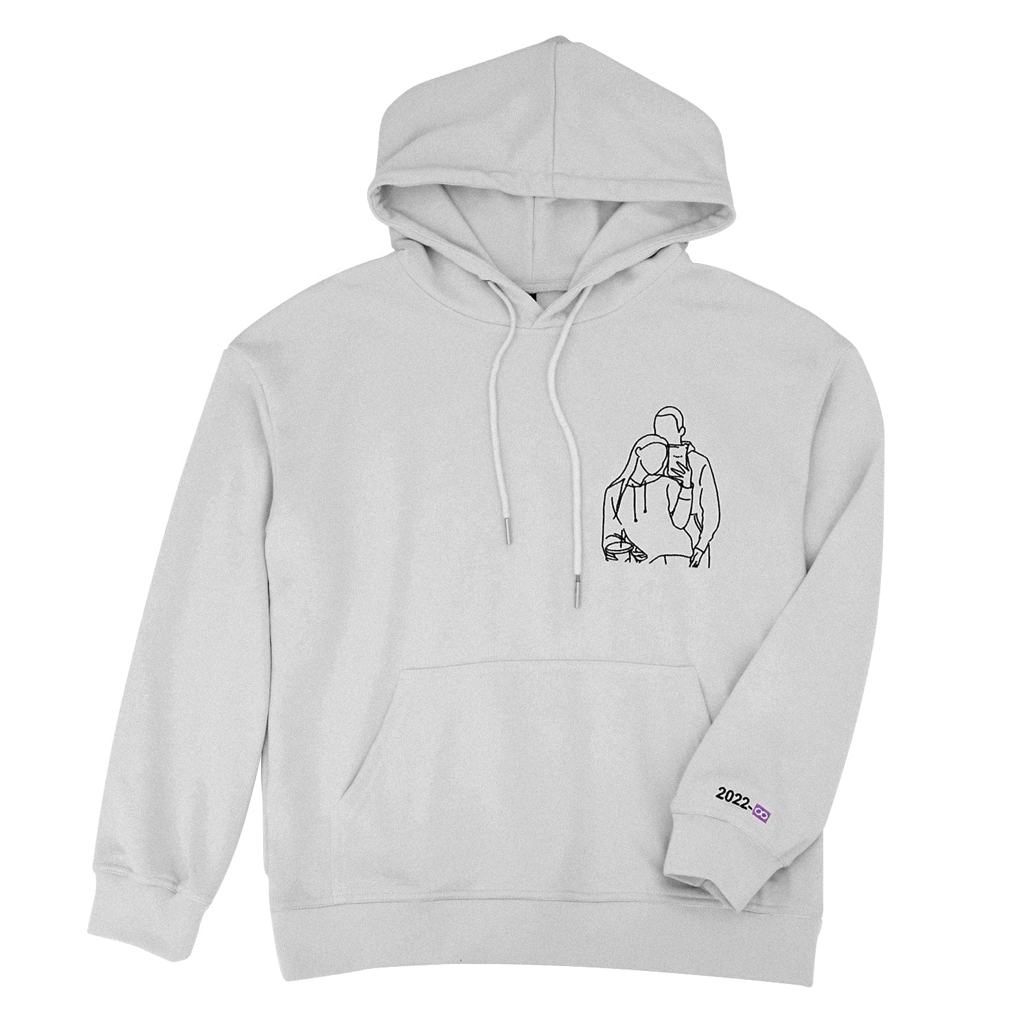 ❤️Custom Embroidered Line Drawing Hoodie(buy 2 free shipping❤️)