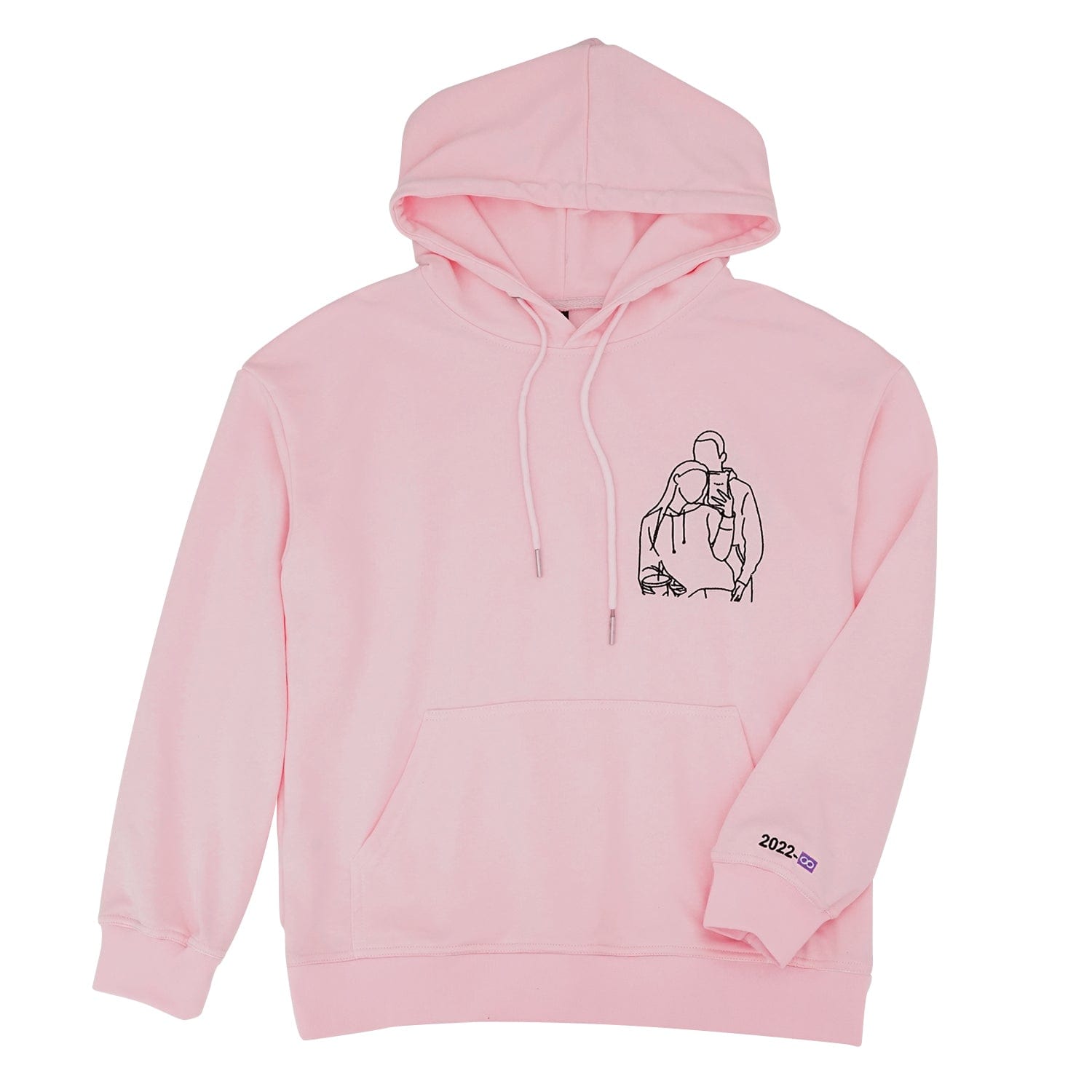 ❤️Custom Embroidered Line Drawing Hoodie(buy 2 free shipping❤️)