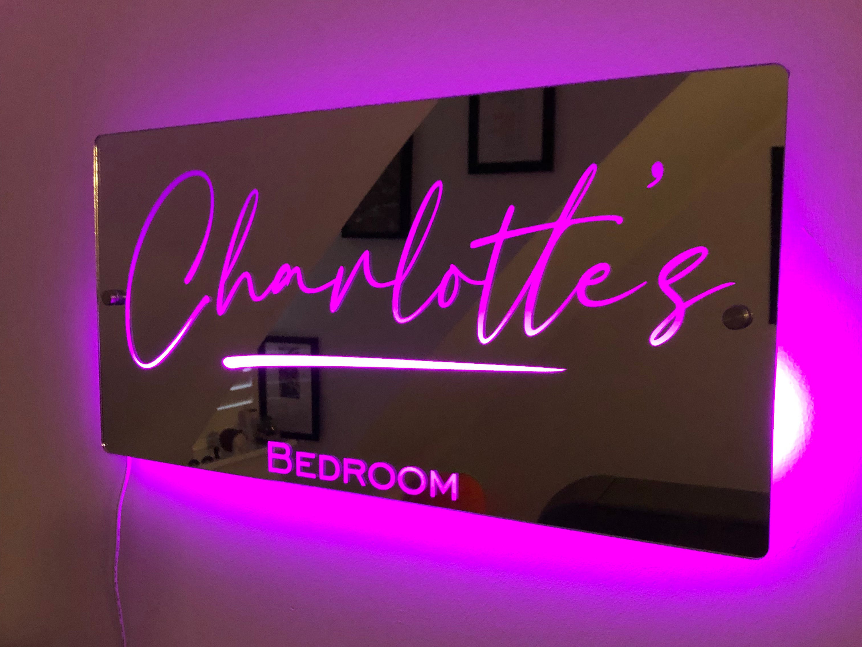 🔥Hot Sale🔥Personalized Name Mirror - Light Up Mirror(Buy 2 Get Free Shipping)