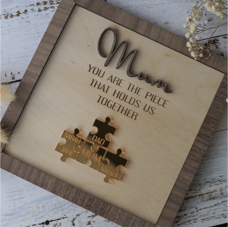 Wondeful personalized Wooden Puzzle Sign