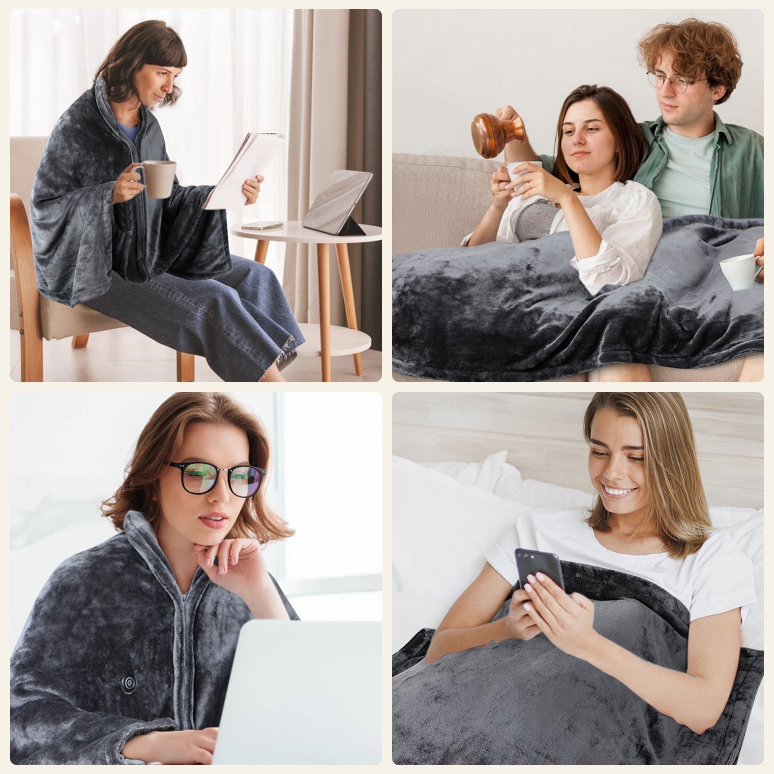 Last Day 50% OFF🔥 - Heated Blanket Shawl