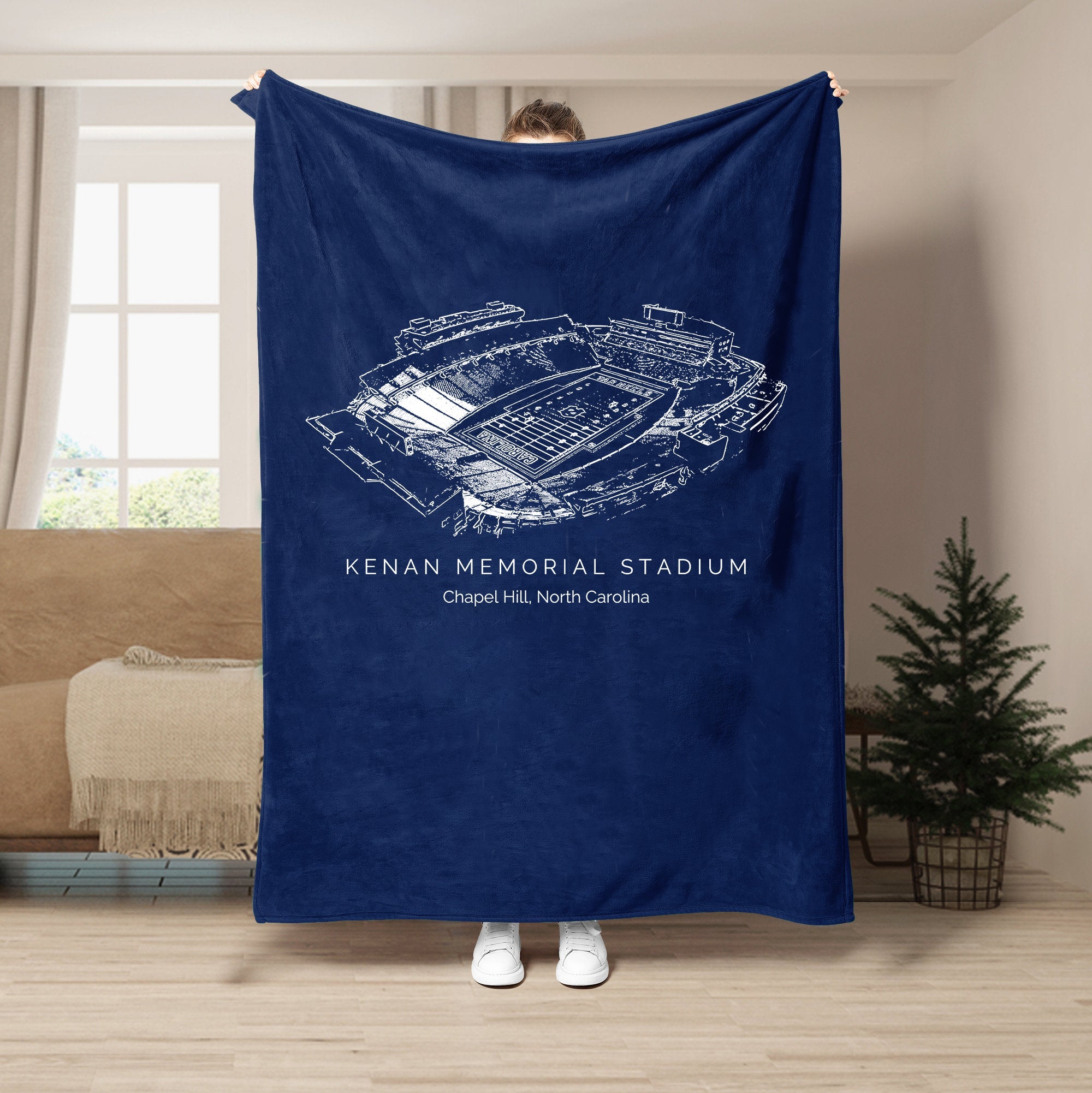 Kenan Memorial Stadium - North Carolina Tar Heels football,College Football Blanket