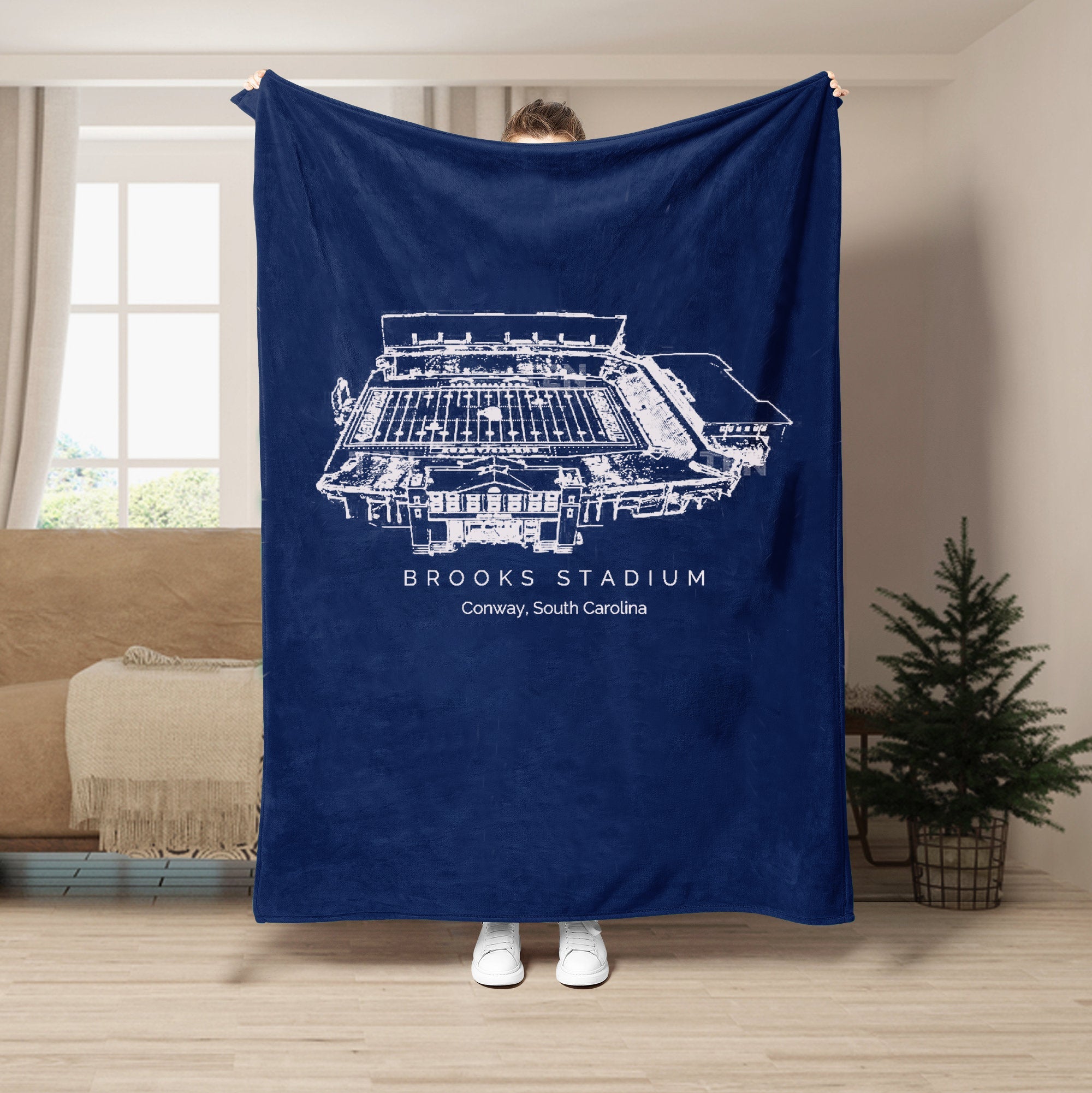 Brooks Stadium - Coastal Carolina Chanticleers football,College Football Blanket