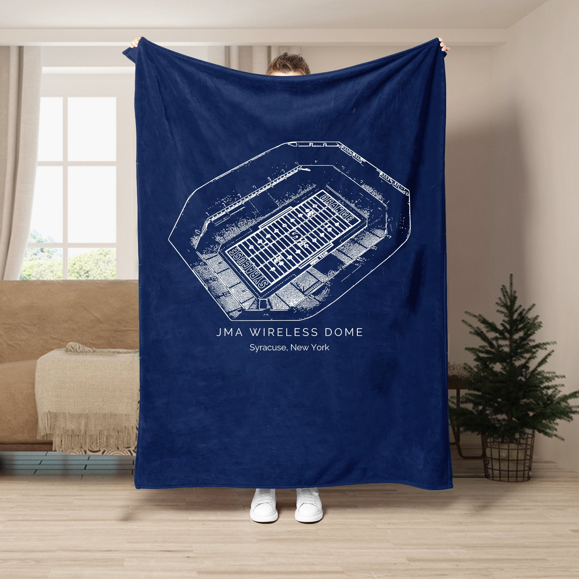 JMA Wireless Dome - Syracuse Orange football,College Football Blanket