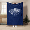 Bridgeforth Stadium - James Madison Dukes football,College Football Blanket