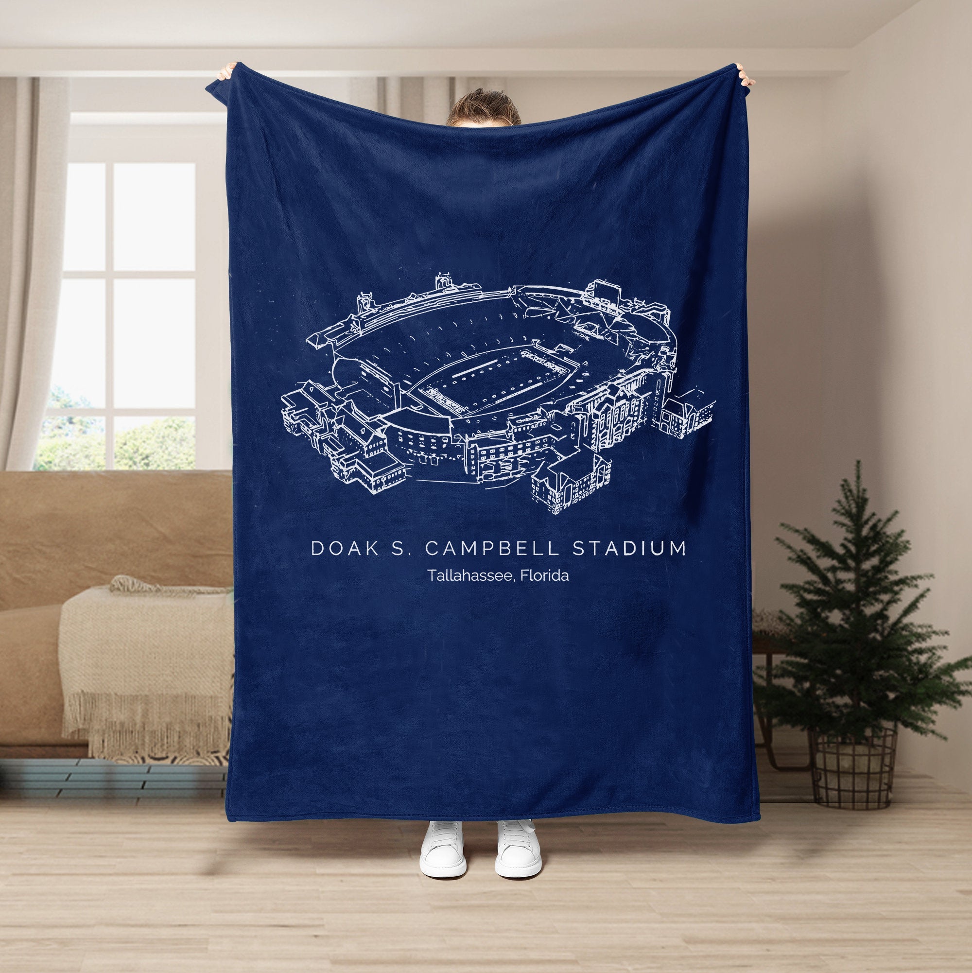 Doak Campbell Stadium - Florida State Seminoles football, College Football Blanket