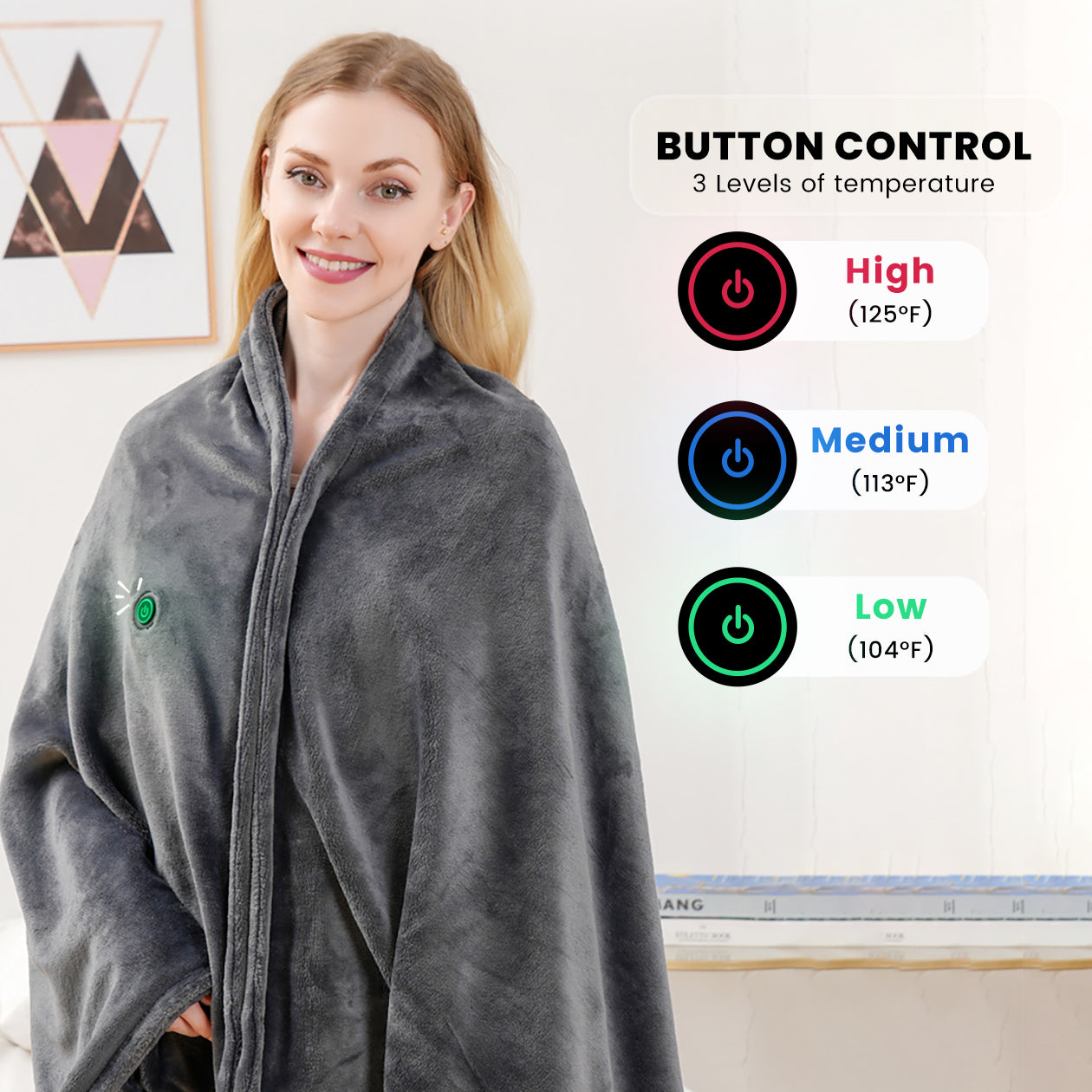 Last Day 50% OFF🔥 - Heated Blanket Shawl