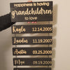 Grandkids Hanging Decor Sign