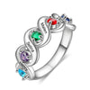 Custom Mothers Rings with Birthstones