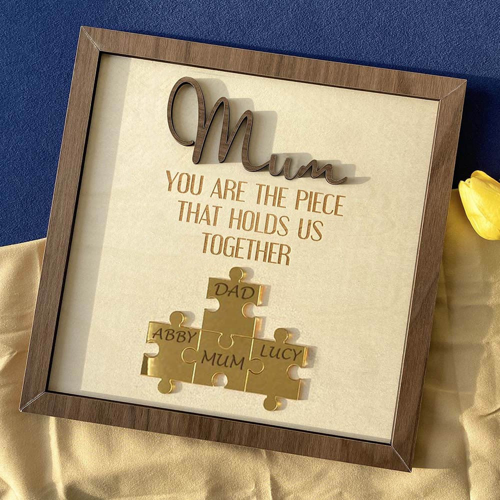 Wondeful personalized Wooden Puzzle Sign