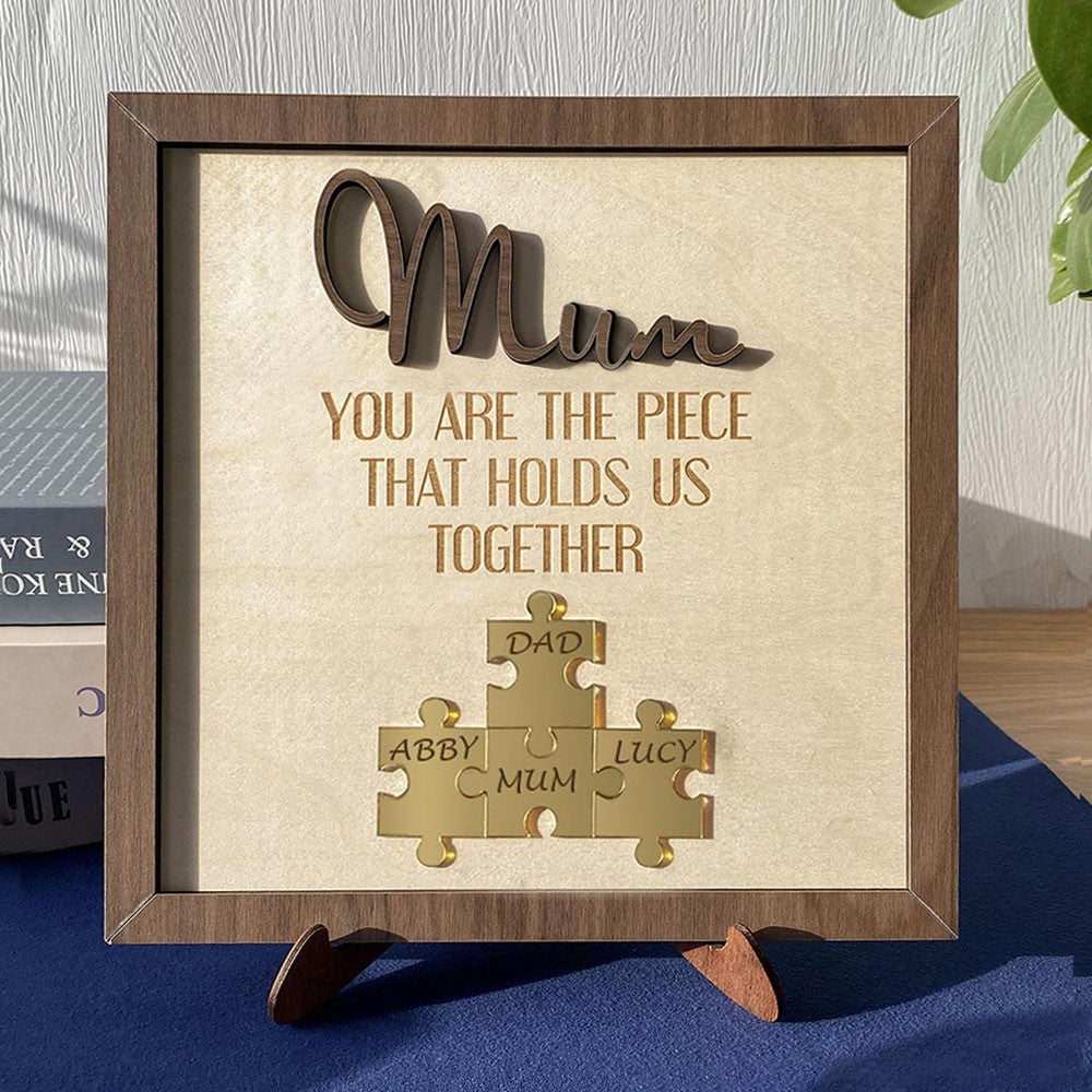 Wondeful personalized Wooden Puzzle Sign