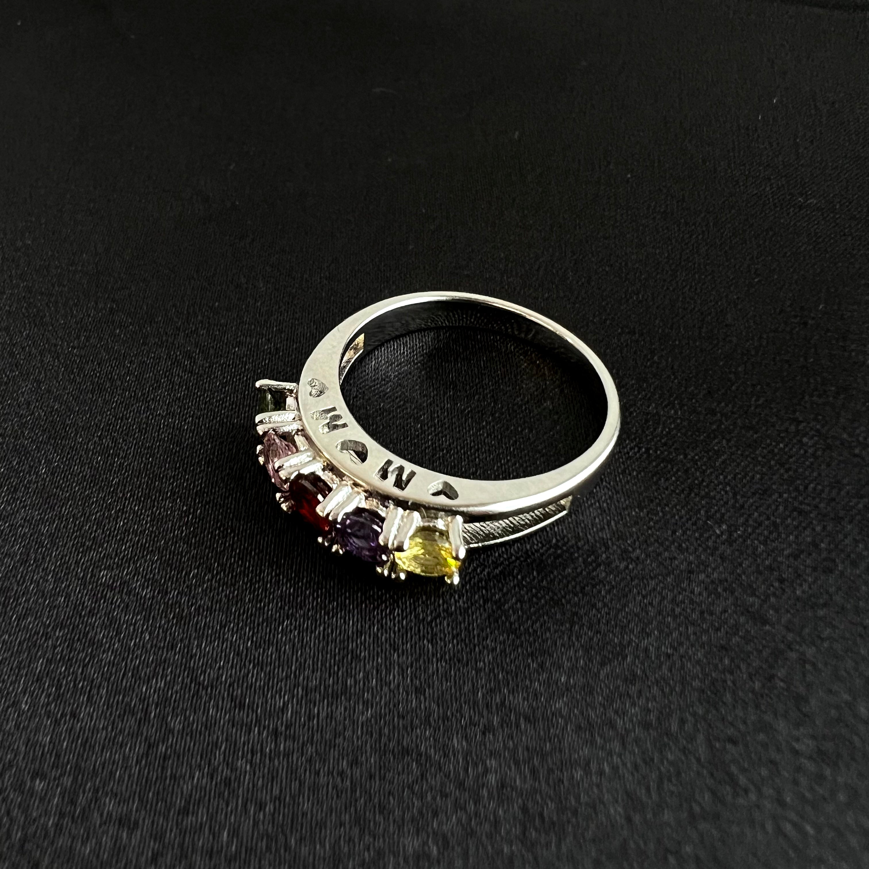 Custom Family Birthstones Ring