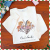 Birth Flower Family Bouquet Custom Hoodie/Crewneck/T-shirt (AI Processed)