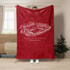 Martin Stadium - Washington State Cougars football,College Football Blanket