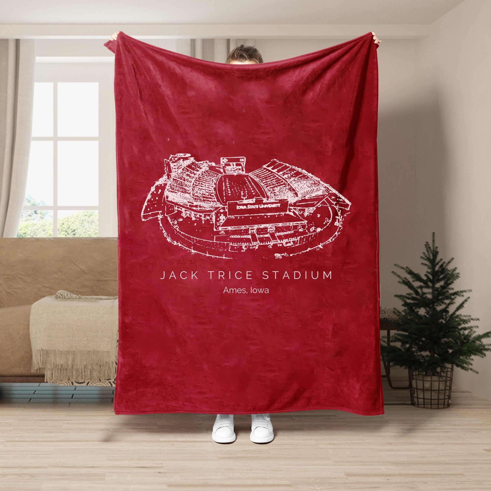 Jack Trice Stadium - Iowa State Cyclones football,College Football Blanket