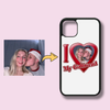 I Love My BF/GF Custom Photo Phone Case