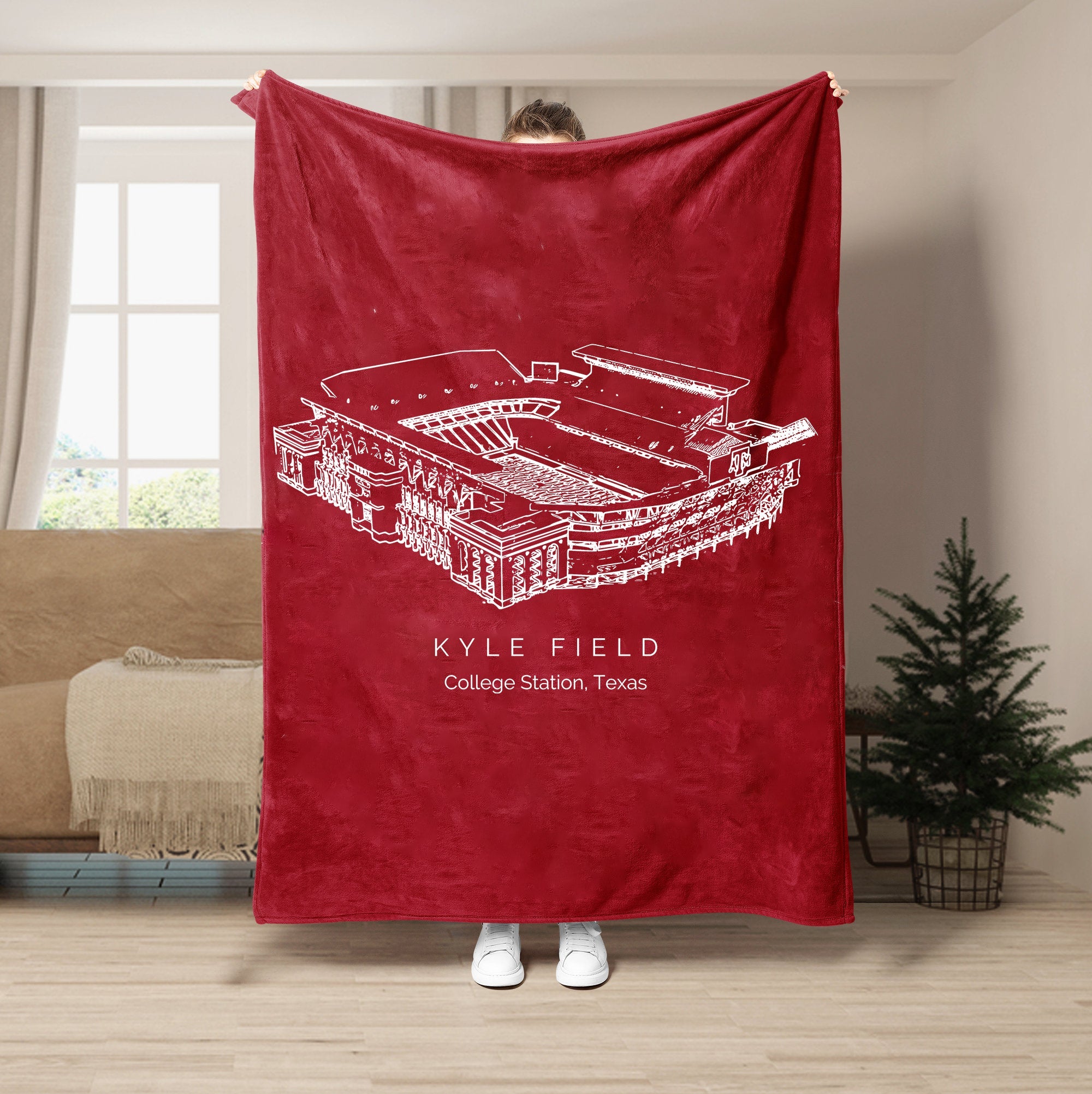 Kyle Field - Texas A&M Aggies football, College Football Blanket