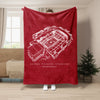 Boone Pickens Stadium - Oklahoma State Cowboys football,College Football Blanket