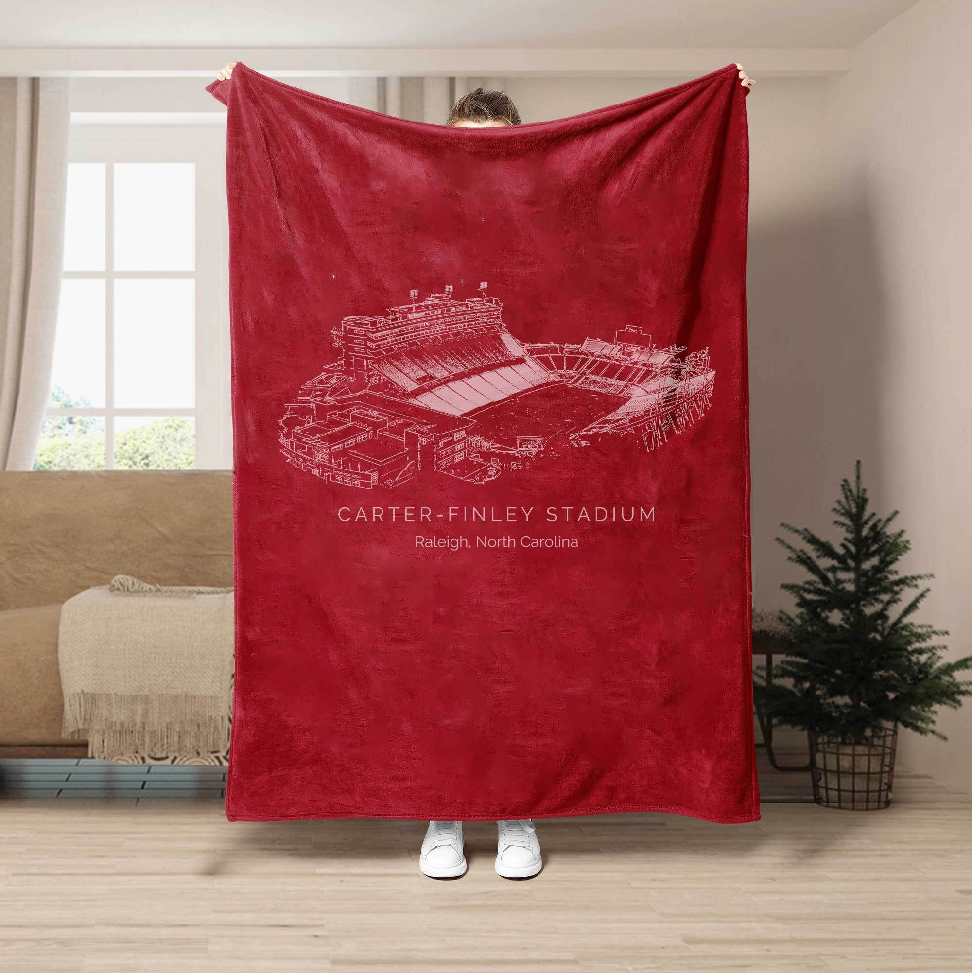 Carter–Finley Stadium - NC State Wolfpack football,College Football Blanket