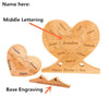 Custom Wooden Name Heart Puzzle