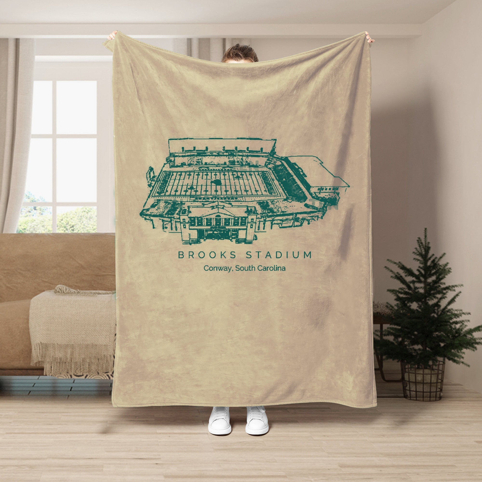 Brooks Stadium - Coastal Carolina Chanticleers football,College Football Blanket