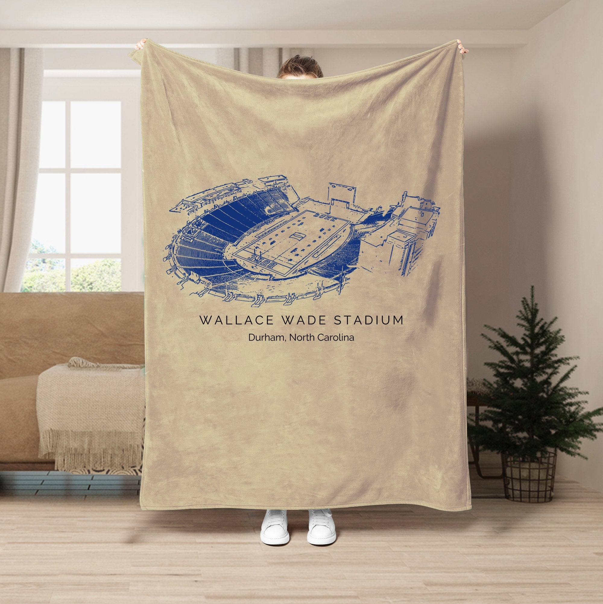 Wallace Wade Stadium - Duke Blue Devils football,College Football Blanket