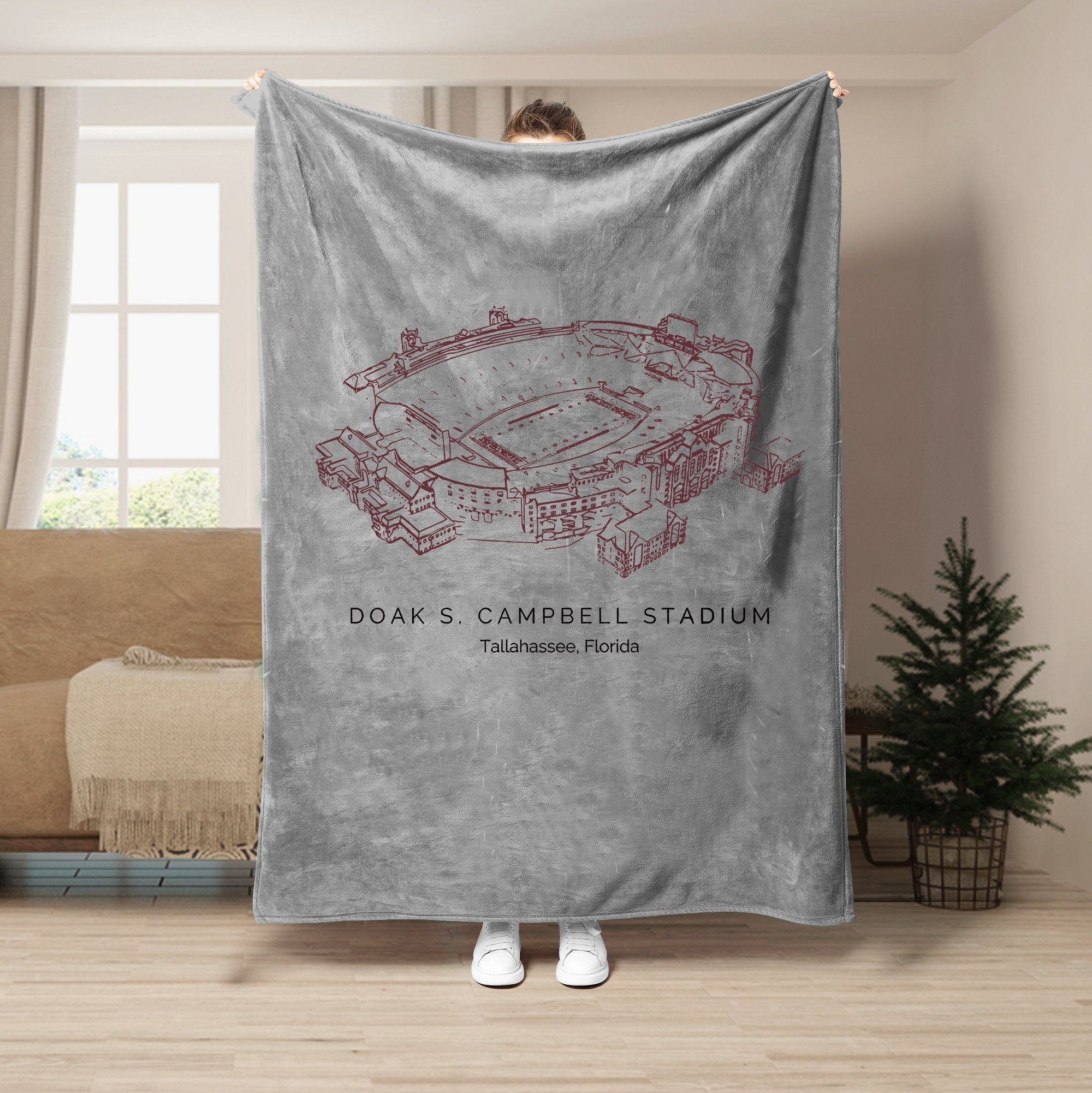 Doak Campbell Stadium - Florida State Seminoles football, College Football Blanket