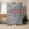 Donald W. Reynolds Razorback Stadium - Arkansas Razorbacks football,College Football Blanket