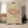 Los Angeles Memorial Coliseum - USC Trojans football,College Football Blanket