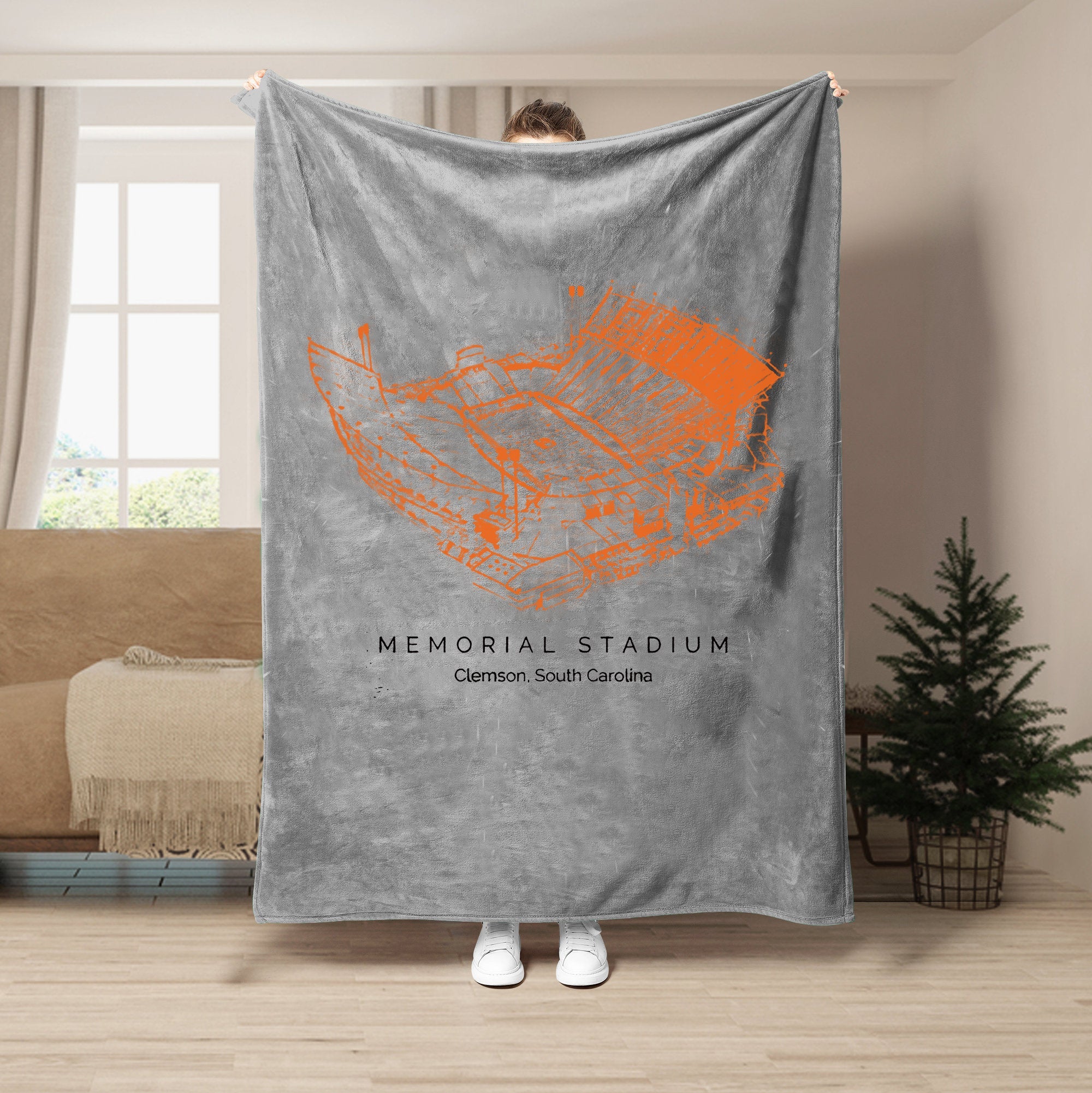 Memorial Stadium (Clemson) - Clemson Tigers football,College Football Blanket