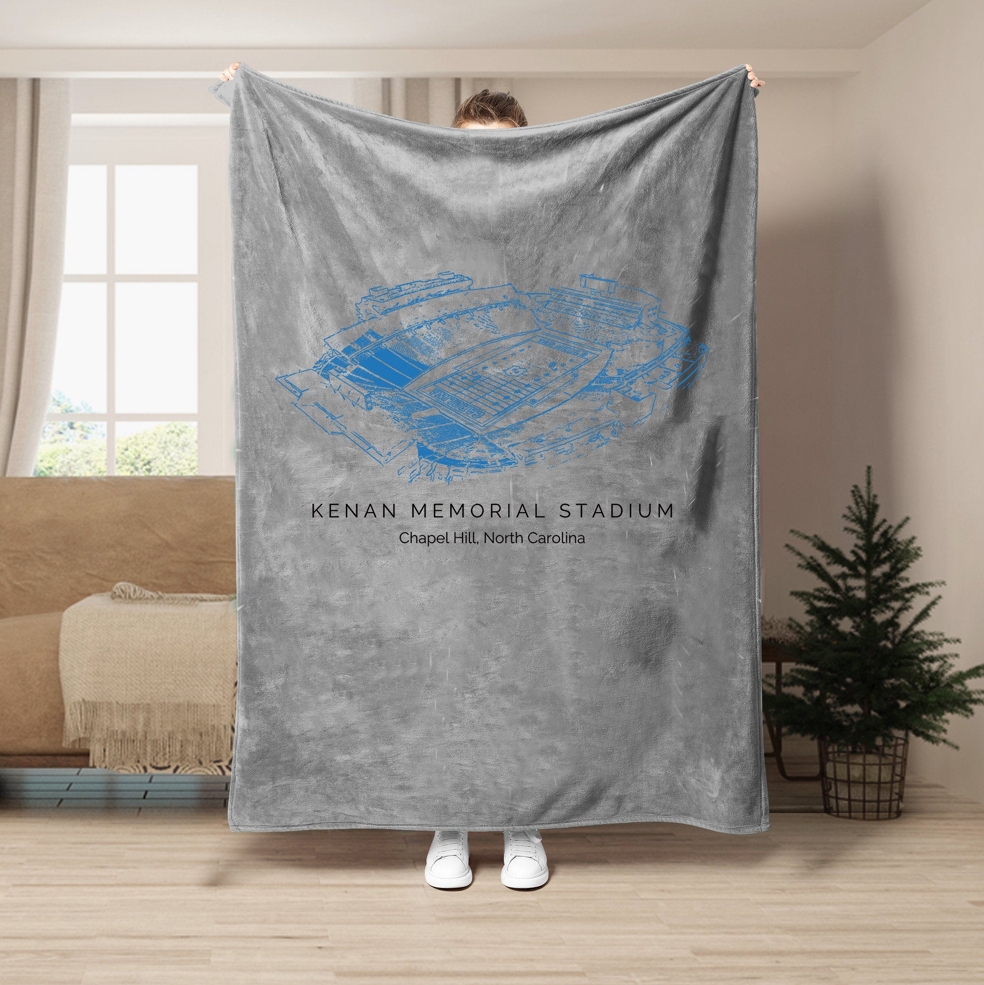 Kenan Memorial Stadium - North Carolina Tar Heels football,College Football Blanket