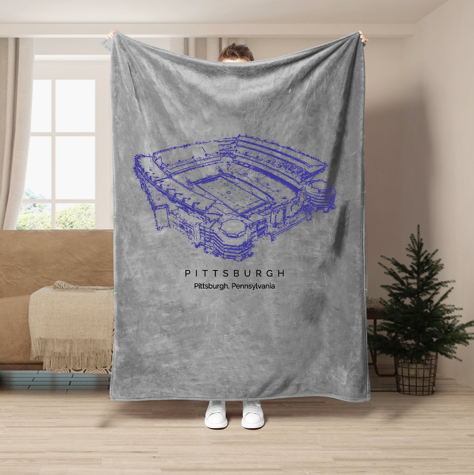 Acrisure Stadium - Pittsburgh Panthers football,College Football Blanket