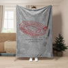 Los Angeles Memorial Coliseum - USC Trojans football,College Football Blanket