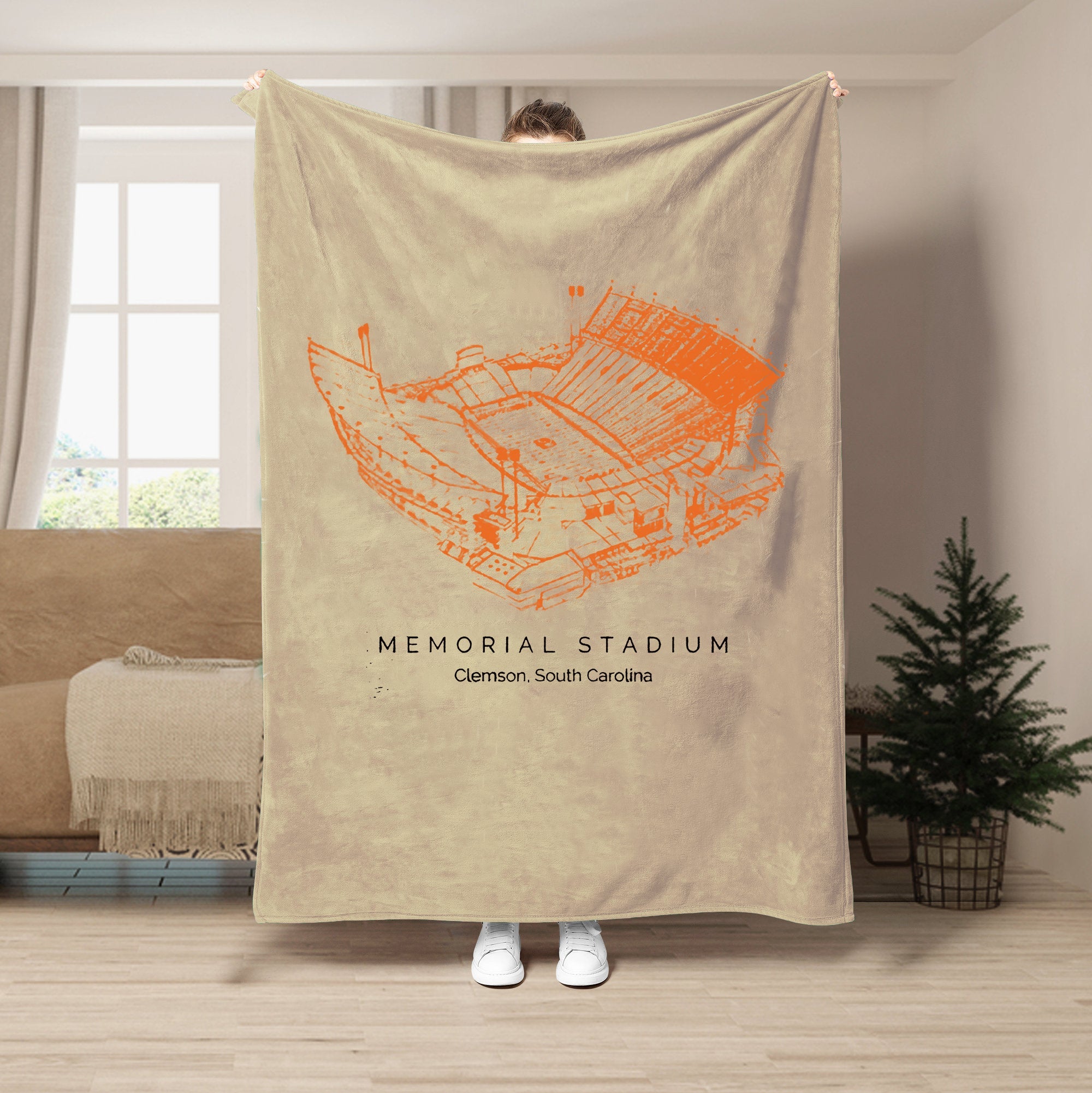 Memorial Stadium (Clemson) - Clemson Tigers football,College Football Blanket