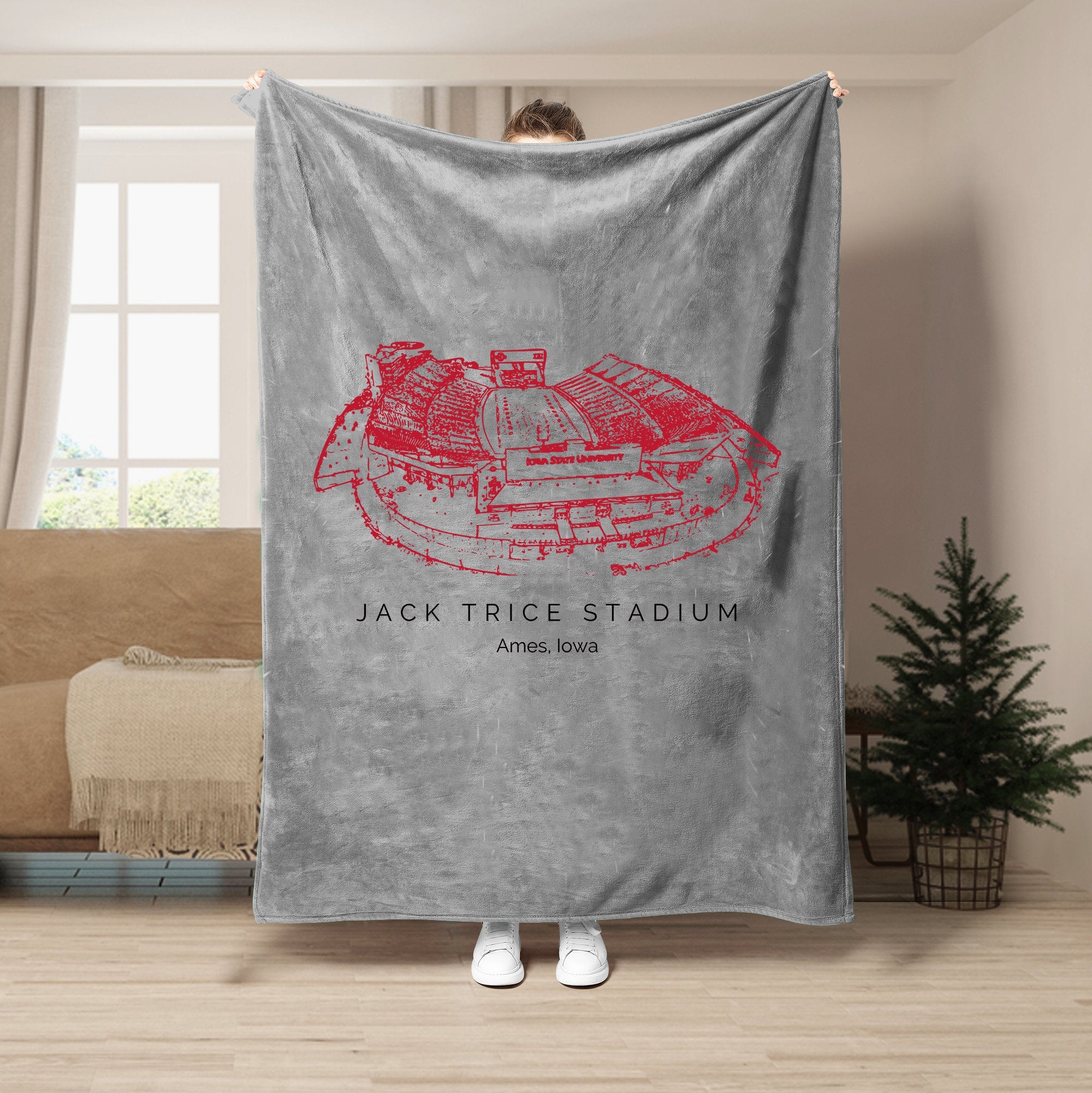 Jack Trice Stadium - Iowa State Cyclones football,College Football Blanket