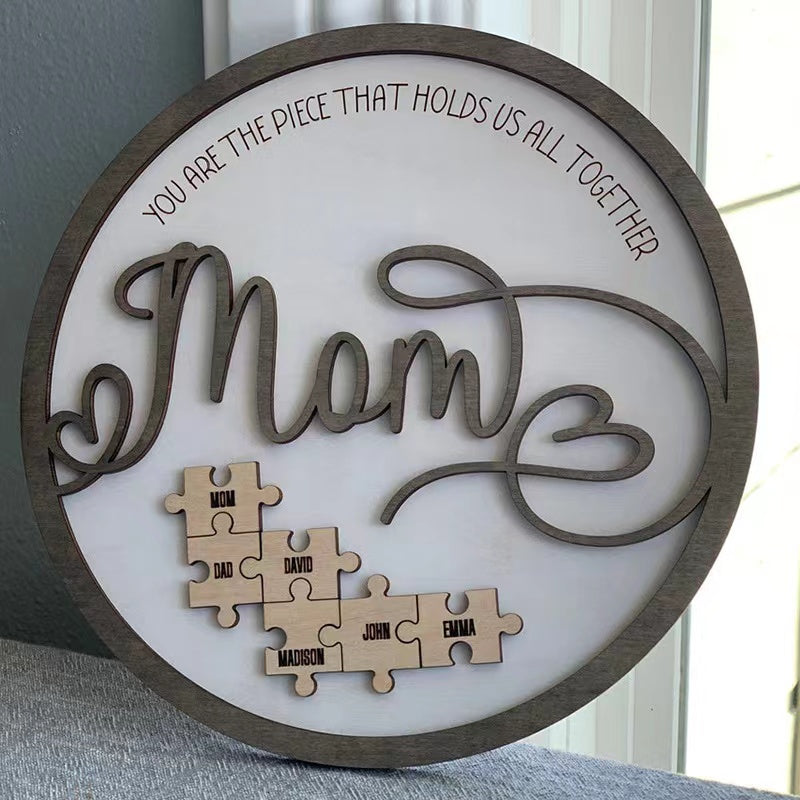 Wondeful personalized Wooden Puzzle Sign