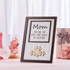 Personalised Wooden Puzzle Frame Gift for Mom