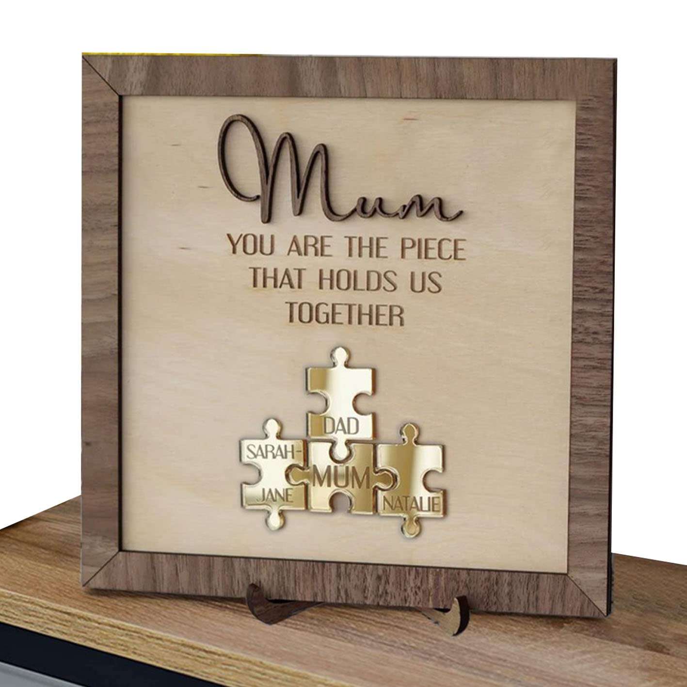 Wondeful personalized Wooden Puzzle Sign