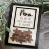 Personalised Wooden Puzzle Frame Gift for Mom